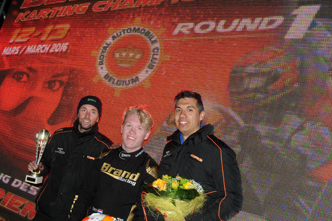 Lorenzo van Riet podium